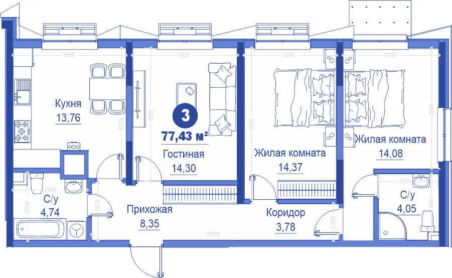3-комн.